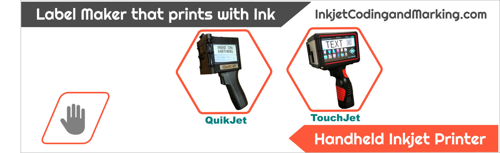 Label Maker - Handheld Inkjet Printer
