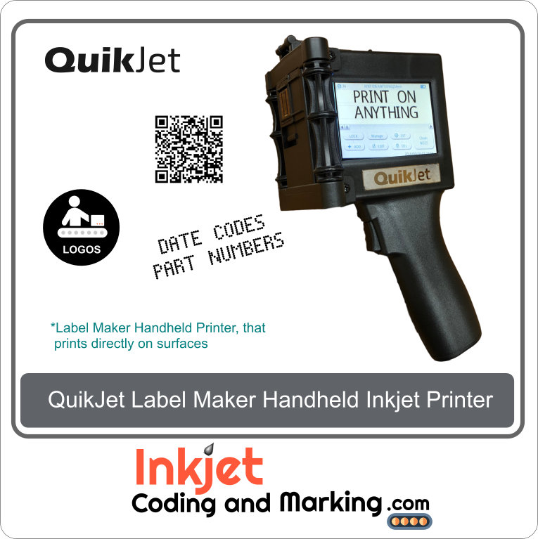 tilstrækkelig marmor Guinness Label Maker Handheld Printer QuikJet